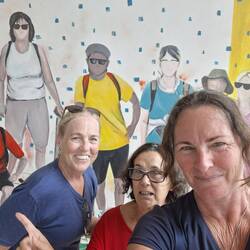 You meet amazing people...and learn to take selfies!