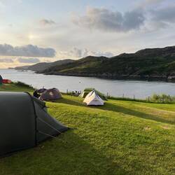 Campingplätze sind immer am Meer