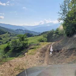 Auch die Anfahrt zum geplanten Stellplatz ist mir zu heikel