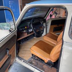 A Trabant, inside the DDR Museum