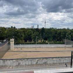 Viewpoint over the reconstructed Berlin Wall