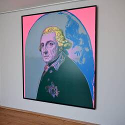 King Frederick, painted by Andy Warhol