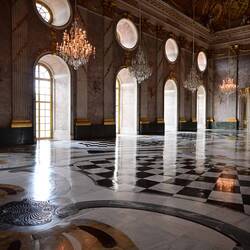 90-ton marble floor