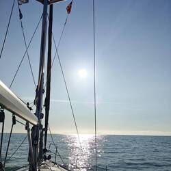 morgens auf dem Wasser