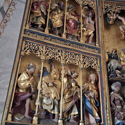 Johannes der Täufer, Katharina, 6 weitere Apostel