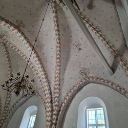Narrenkopf mit Mundloch für Glockenschnur (früher in der Messe zum Abendmahl)