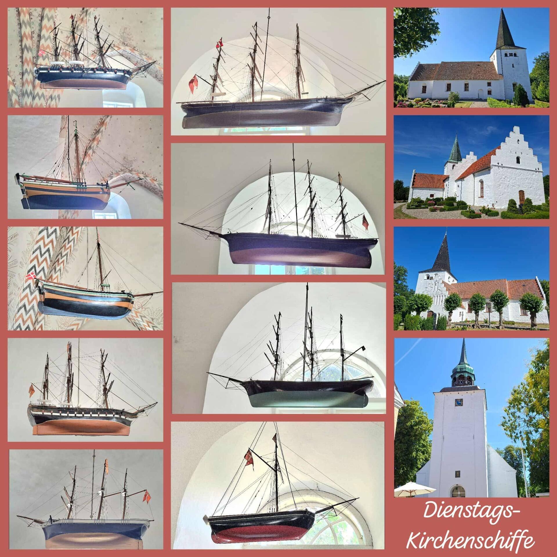 Kleine Simultanschau zu den 4 Kirchen