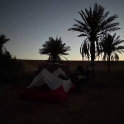 First night, a wonderful camp site