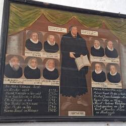 Luther + hiesige Pastoren / Reformatoren