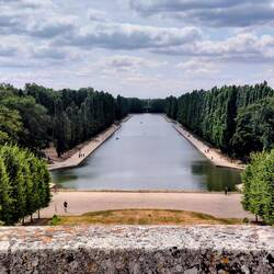 Looking back down the canal
