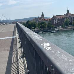 Bridge spanning Rhine