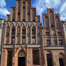 Eines der zwei Häuser der Familie Kopernikus in Toruń