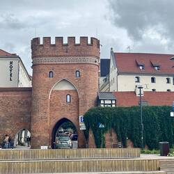 Ziel: Stadttor Brama Mostova