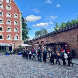 Eine von vielen Pfadfindergruppen in Toruń