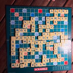 Scrabble board