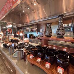 Part of breakfast buffet