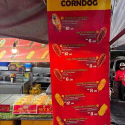 Corndog menu
