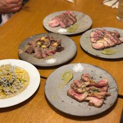 Drei Mal Wagyu, Fisch Spaghetti und mein Filetsteak