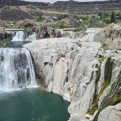 The eponymous twin falls