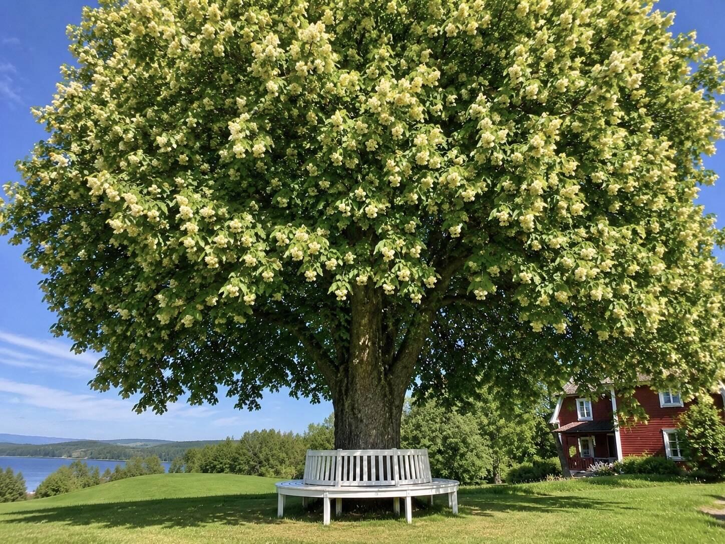 Den Lindenbaum findet man an vielen Orten in Süd- und Mittelschweden