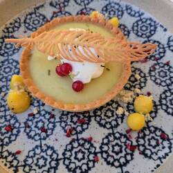 Lemon tart - the food on Atlas has been some of the best I have had