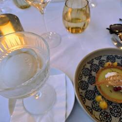 The chef made my friend lemon cheesecake ice cream - special for her - I was able to enjoy some too