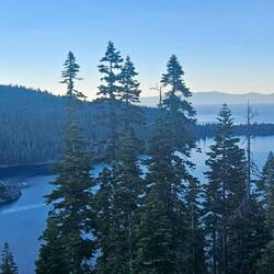 Emerald Bay in the twilight