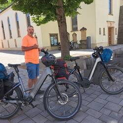 Lade- und Mittagspause in Bad Krotzingen
