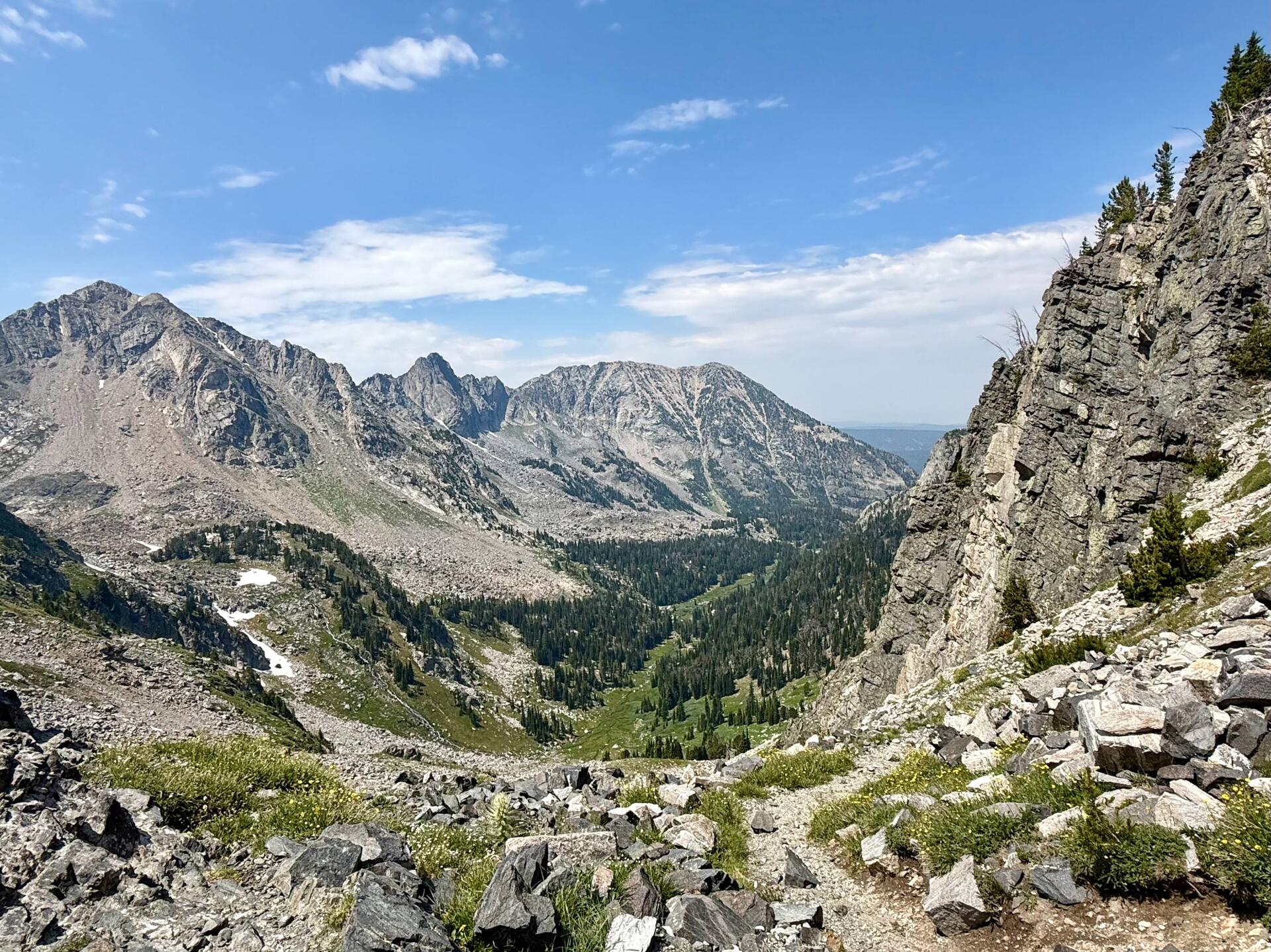 Aussicht vom Pass des Tages 😍