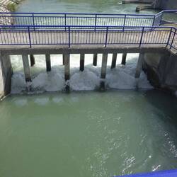 Many parts of the Danube are damned or locked to control flooding.