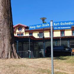 Der hübsche Bahnhof in Bad Wildbad