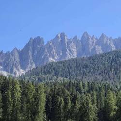 Blick auf die Dolomiten