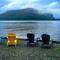 Aussicht mit Mount Kineo