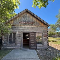 First cabin built in the Black Hills
