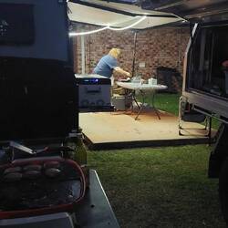 Cooking dinner