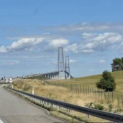 Die Storebæltbrücke ist 18 km lang