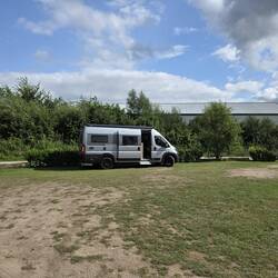 Unser erstes Nachtlager haben wir an einem uns bekannten Ort in Dorfmark aufgeschlagen.