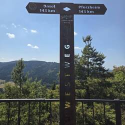 Halbzeit auf dem Westweg