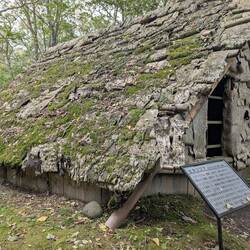 Pit House bark roof