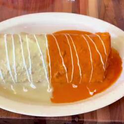 Mein Burrito war riesengross.