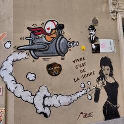 Street art in Butte-aux- Caille