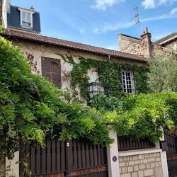 A more traditional house next door