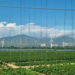 Unterwegs, Wind- und Solarparks ...