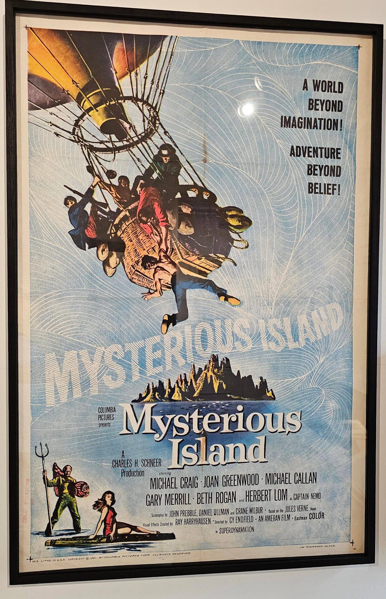Filmplakat: Den mystiske ø