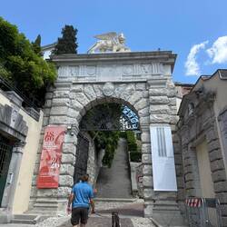 Endlich wieder ab zum Castello für Lars