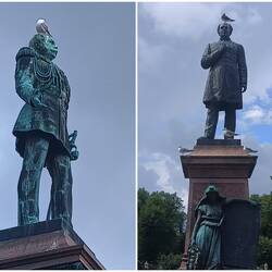 Die Statuen sind alle total versch...🤭