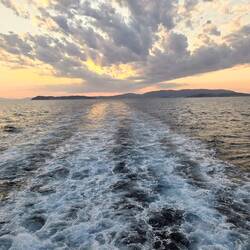 Sunset over Skiathos