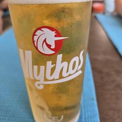 refreshing local beer