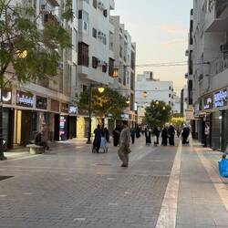 The walking lane from the Quba to the Prophet's Mosque