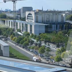 Blick auf das Bundelkanzleramt